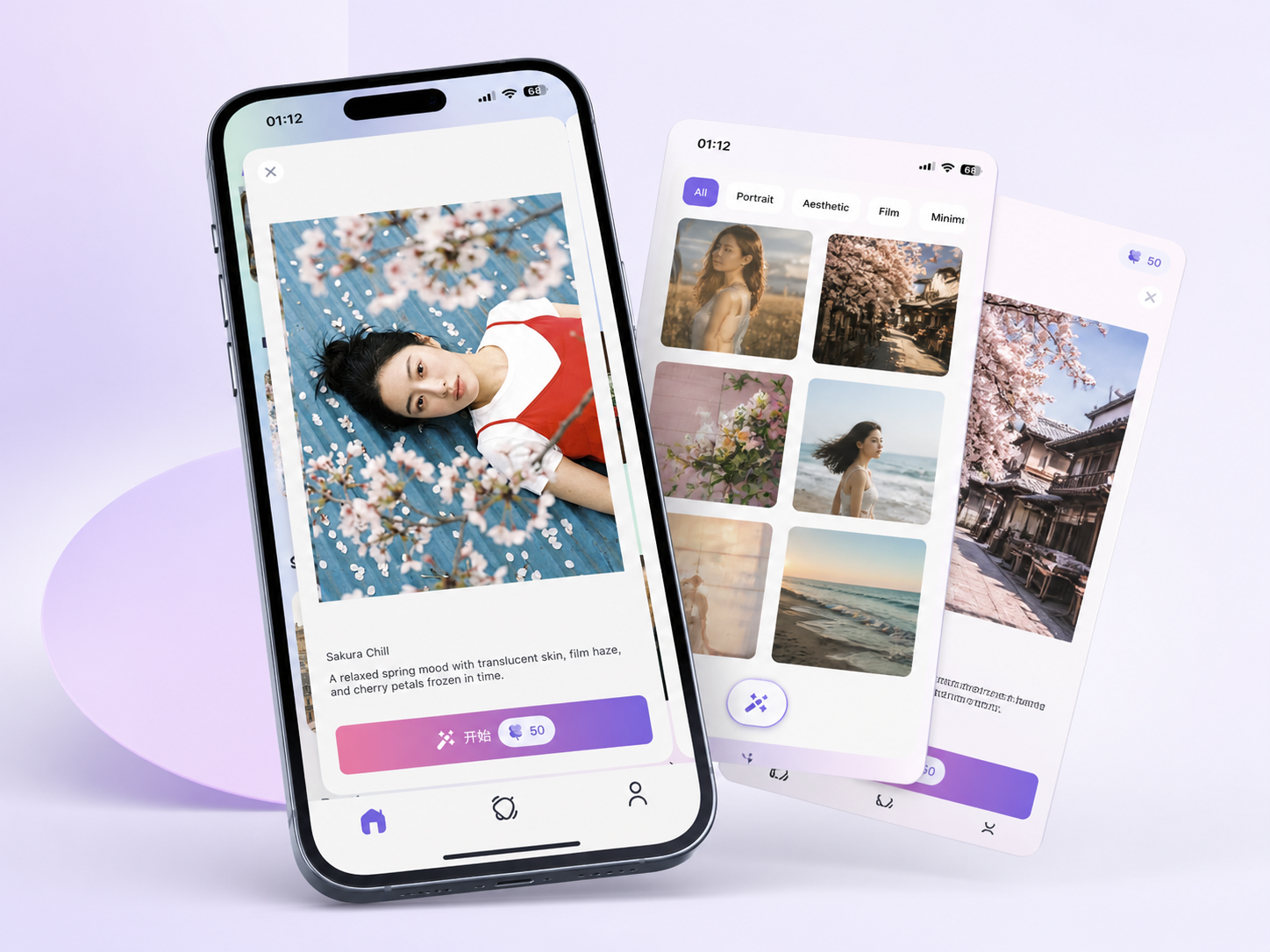 AITORI APP 产品界面示例